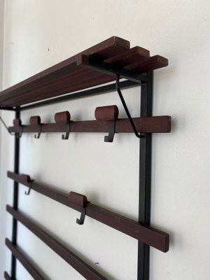 Teak and Metal Coat Rack, 1960s-GTS-999479