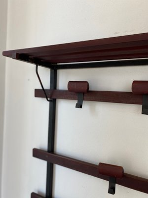 Teak and Metal Coat Rack, 1960s-GTS-999479