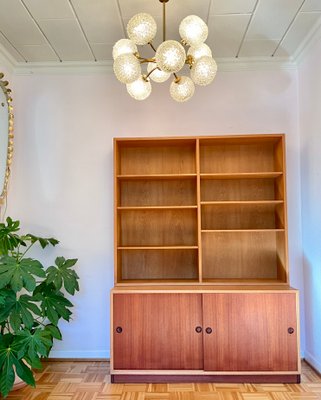 Teak and Oak 2-Part Cabinet by Borge Mogensen for Karl Andersson & Soner, Denmark, 1960s-OHY-2034463