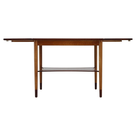 Teak and Oak Coffee Table by Børge Mogensen for Soborg Mobelfabric, Denmark, 1960s