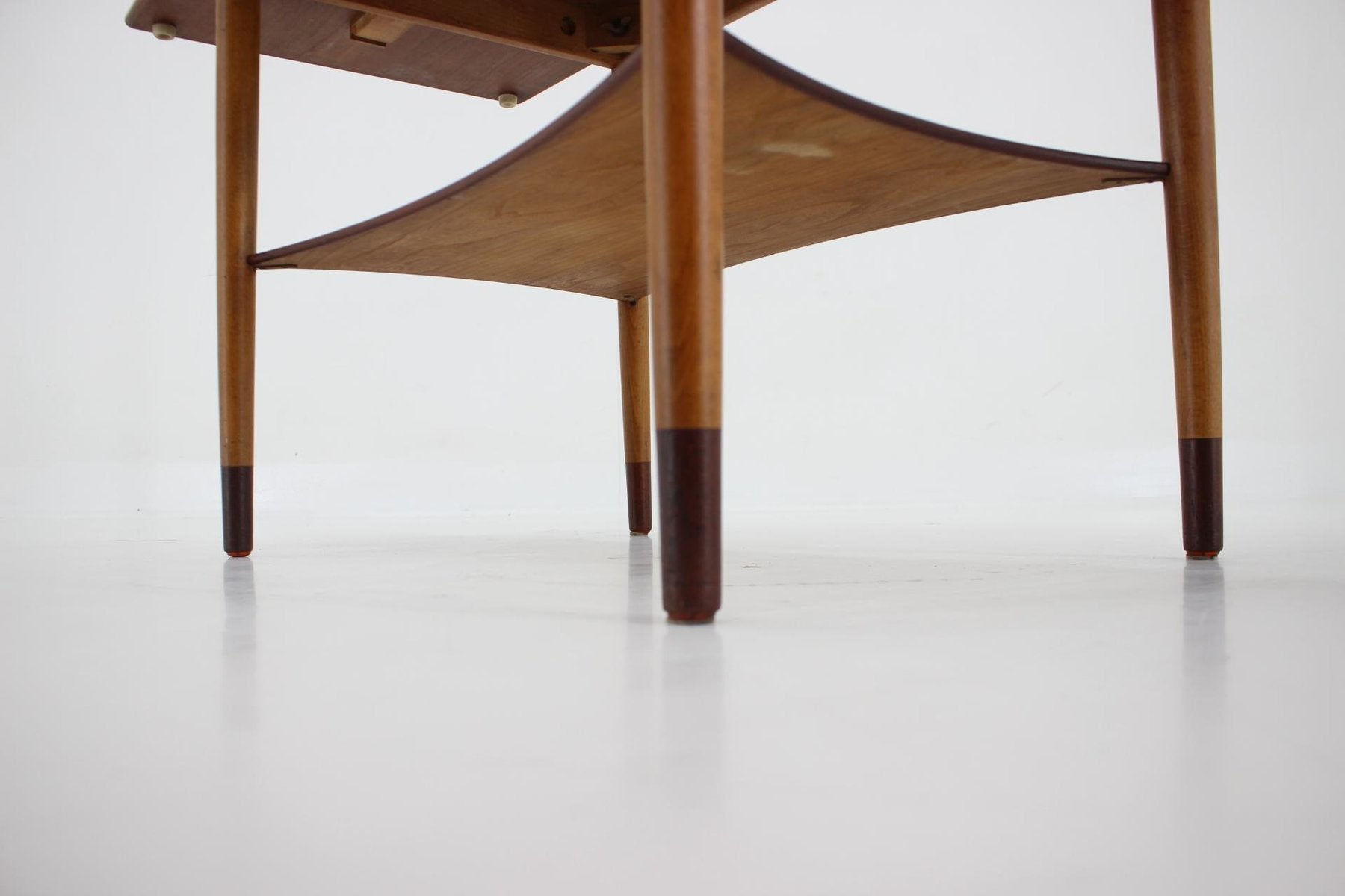 Teak and Oak Coffee Table by Børge Mogensen for Soborg Mobelfabric, Denmark, 1960s