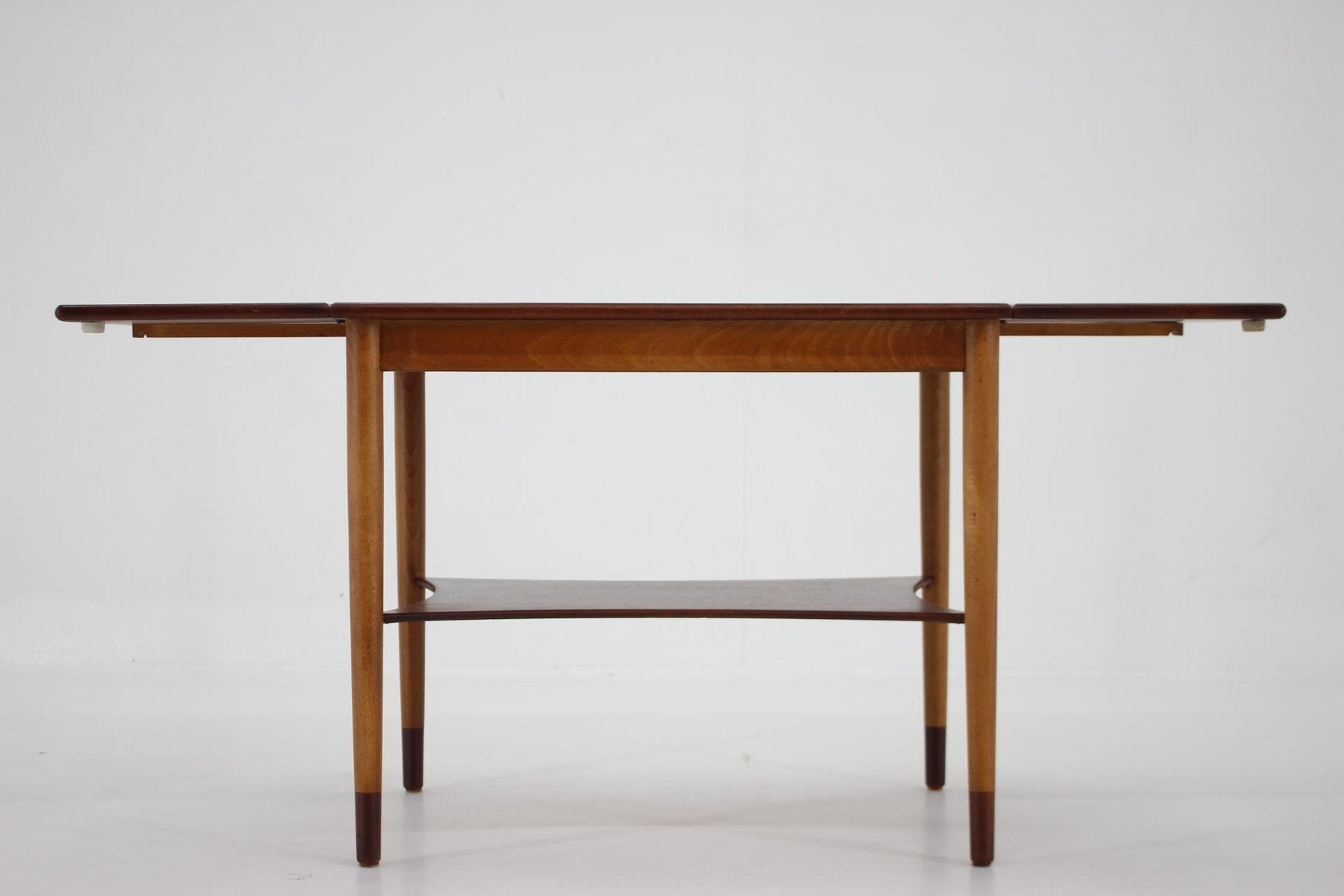 Teak and Oak Coffee Table by Børge Mogensen for Soborg Mobelfabric, Denmark, 1960s