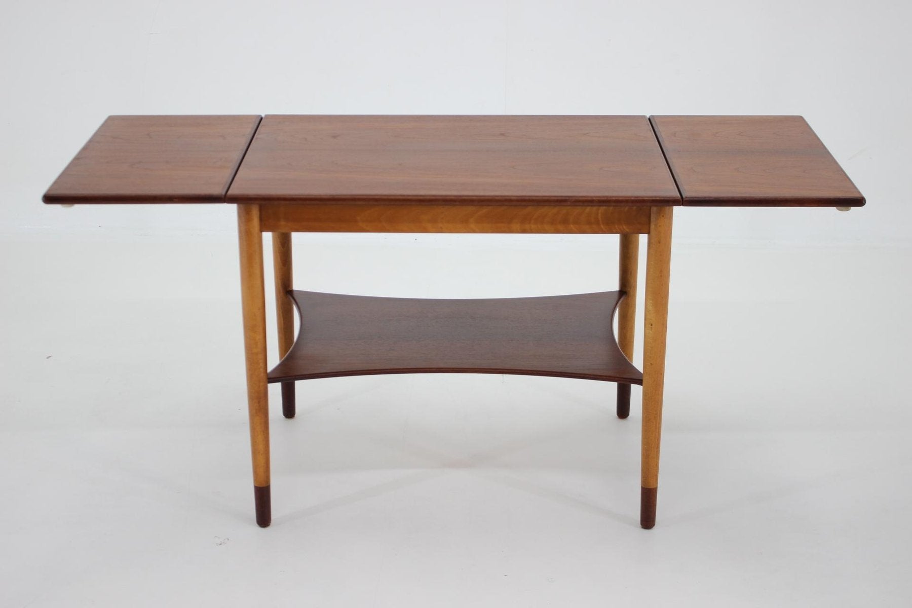 Teak and Oak Coffee Table by Børge Mogensen for Soborg Mobelfabric, Denmark, 1960s