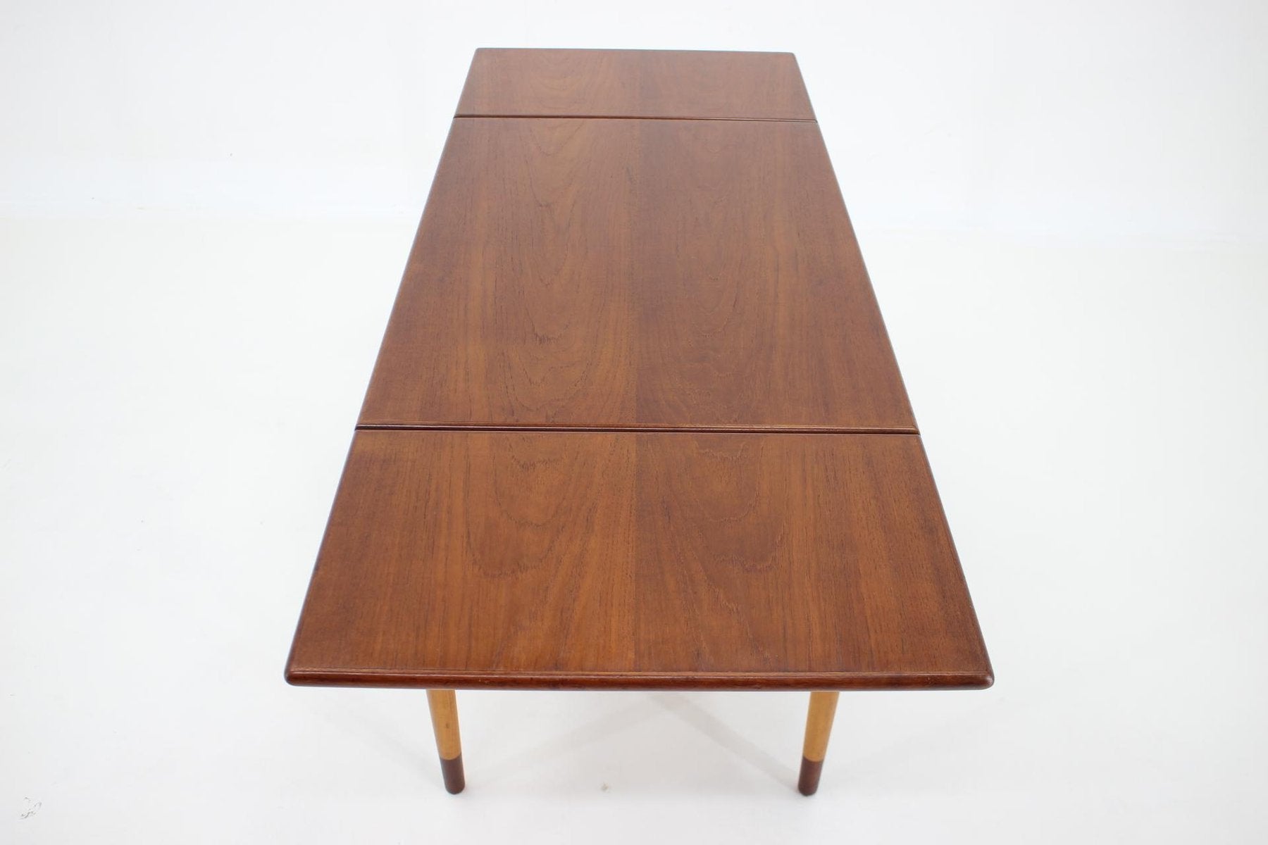 Teak and Oak Coffee Table by Børge Mogensen for Soborg Mobelfabric, Denmark, 1960s