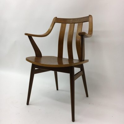 Teak and Plywood Dining Chairs from Pastoe , 1960s, Set of 4-BGP-934879