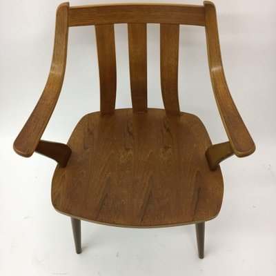 Teak and Plywood Dining Chairs from Pastoe , 1960s, Set of 4-BGP-934879