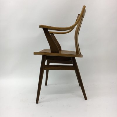 Teak and Plywood Dining Chairs from Pastoe , 1960s, Set of 4-BGP-934879