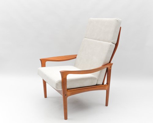 Teak Armchair, Denmark, 1960s-KQB-1781475