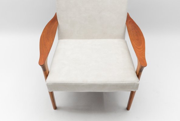 Teak Armchair, Denmark, 1960s-KQB-1782496