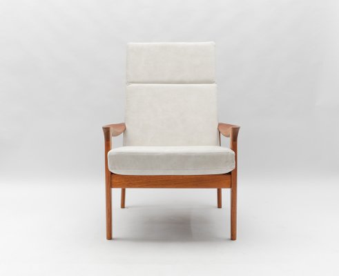 Teak Armchair, Denmark, 1960s-KQB-1782496