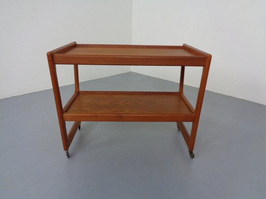 Teak Bar Cart by Holger Georg Jensen for Kubus, Denmark, 1960s-RDW-1357463