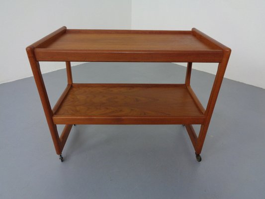 Teak Bar Cart by Holger Georg Jensen for Kubus, Denmark, 1960s-RDW-1357463