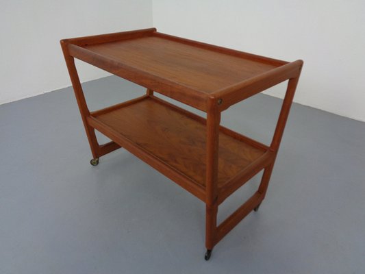 Teak Bar Cart by Holger Georg Jensen for Kubus, Denmark, 1960s-RDW-1357463