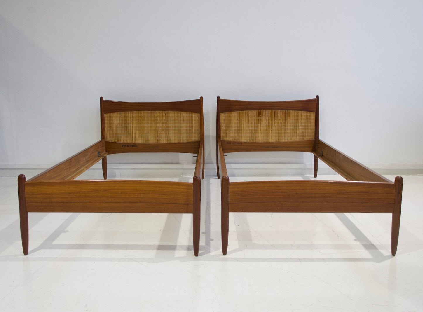 Teak Bed Frames by Børge Mogensen, 1950s, Set of 2