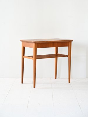 Teak Bedside Table, 1960s-QWP-2033925