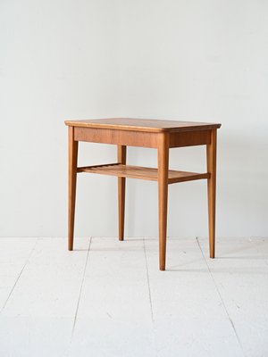 Teak Bedside Table, 1960s-QWP-2033925