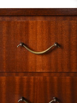 Teak Bedside Table and Black Details, 1960s-QWP-2034966