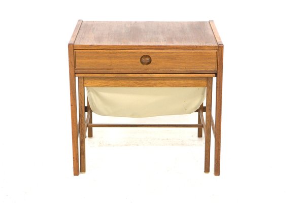 Teak Bedside Table from Alberts Tibro, Sweden, 1950s-GEK-1783621