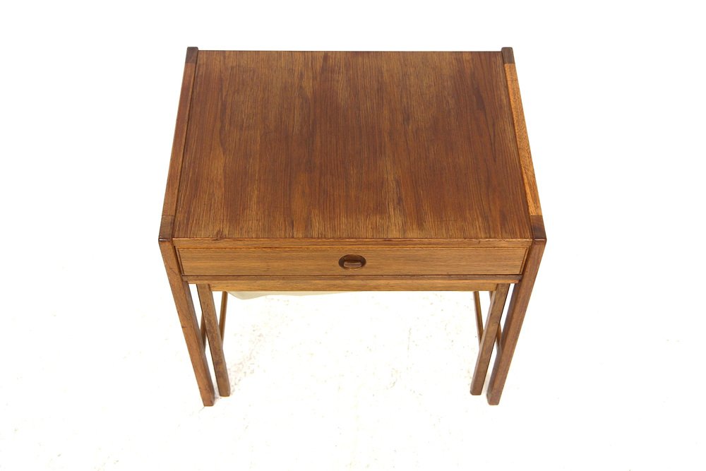 Teak Bedside Table from Alberts Tibro, Sweden, 1950s