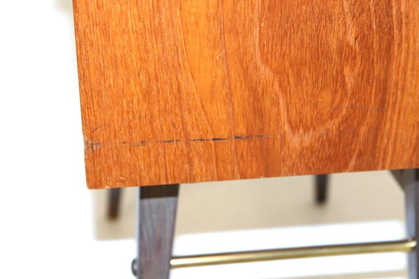 Teak Bedside Table, Sweden, 1950s-GEK-1248696