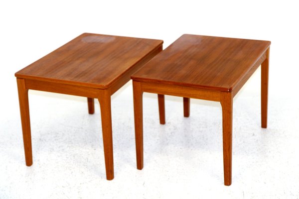 Teak Bedside Tables by Albert Larsson for Alberts Tibro, 1960s, Set of 2-GEK-1269689