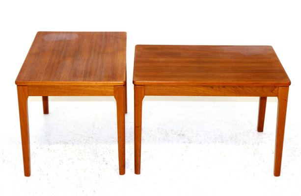 Teak Bedside Tables by Albert Larsson for Alberts Tibro, 1960s, Set of 2-GEK-1269689