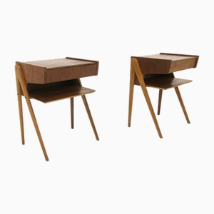 Teak Bedside Tables, Sweden, 1960s, Set of 2-GEK-2028413