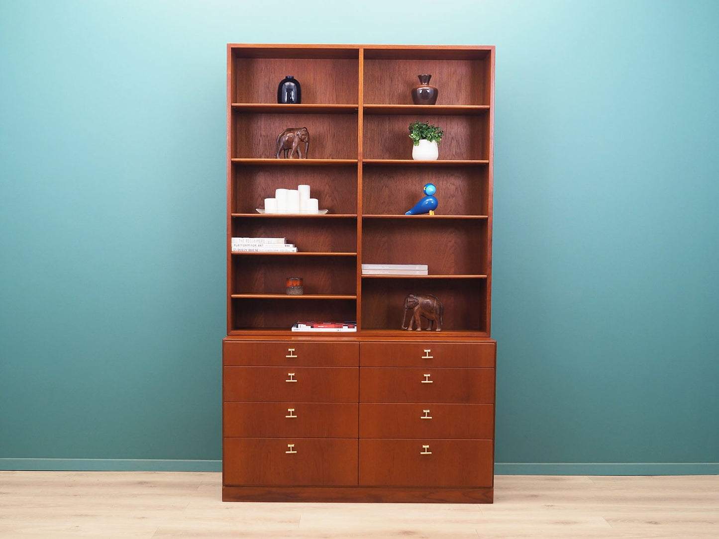 Teak Bookcase by Børge Mogensen, Denmark, 1960s