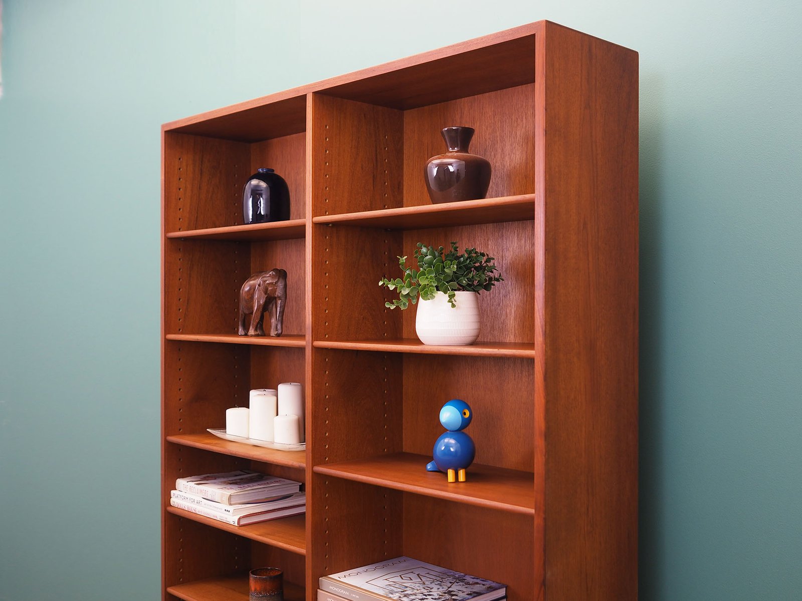 Teak Bookcase by Børge Mogensen, Denmark, 1960s