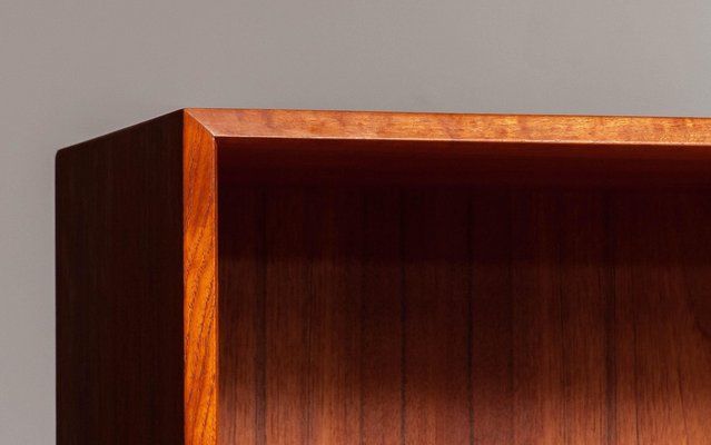 Teak Bookcase Cabinet with Adjustable Shelves, Denmark, 1960s-JE-987158