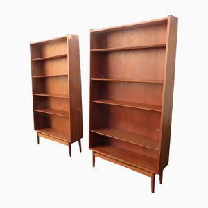 Teak Bookcases by Johannes Sorth, Denmark, 1960s, Set of 2-AC-1112936