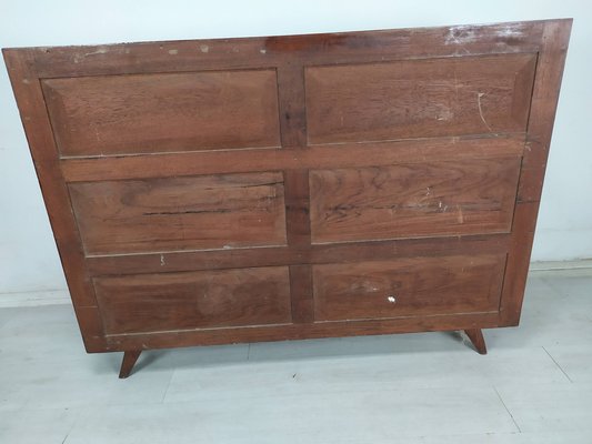 Teak Bookshelf with Compass Leg, 1950s-EAD-1777989