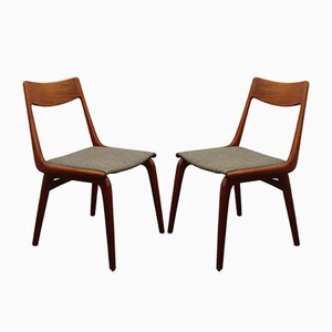 Teak Boomerang Dining Chairs by Alfred & Erik Christensen for Slagelse Møbelværk, Set of 2-JWH-846775