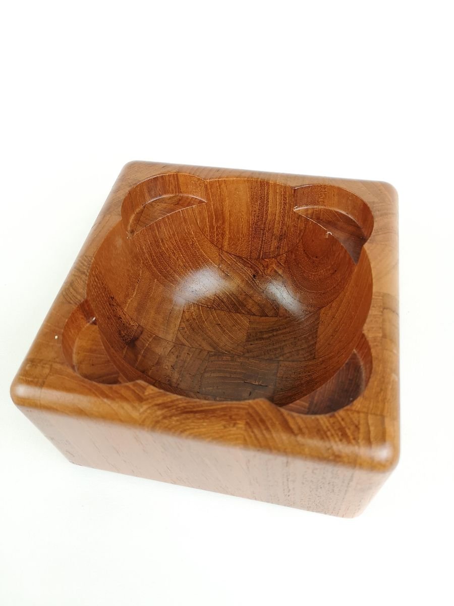 Teak Bowl and Nutcracker from Digsmed, Denmark