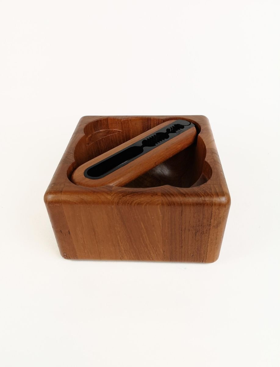 Teak Bowl and Nutcracker from Digsmed, Denmark