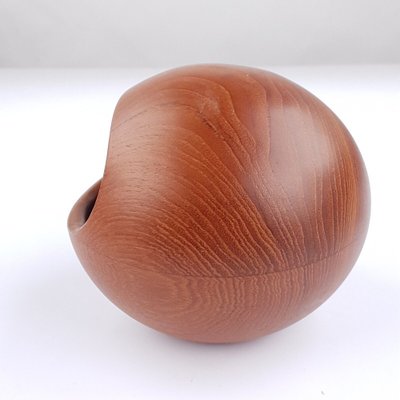 Teak Bowl with Scoop, Sweden, 1960s, Set of 2-FUP-1799110