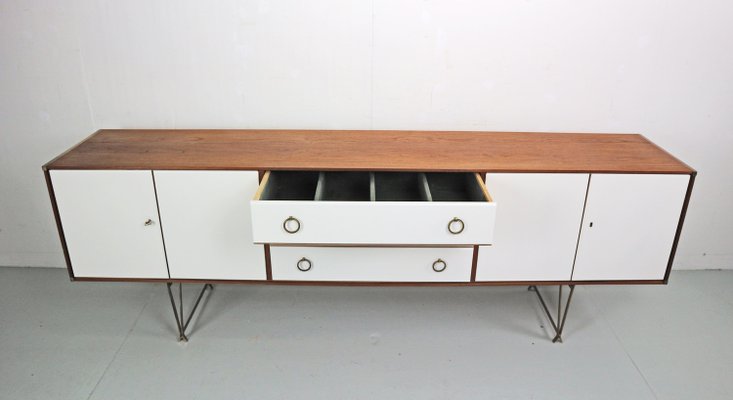 Teak & Brass Buffet or Sideboard by William Watting for Fristho, 1950s-DT-2026146