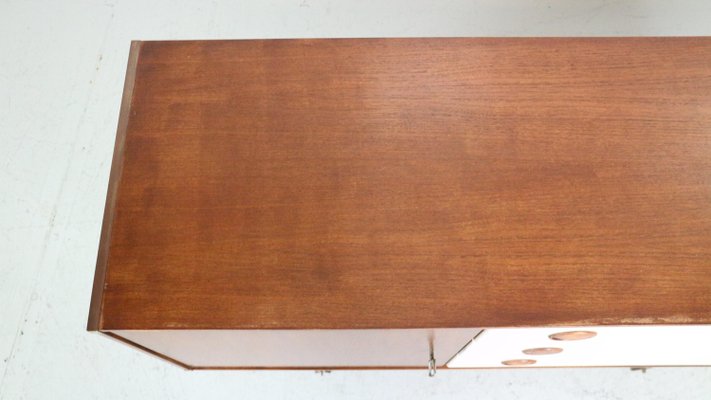 Teak & Brass Sideboard by William Watting for Fristho, Denmark, 1950s-DT-2026140