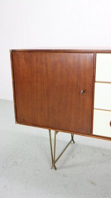 Teak & Brass Sideboard by William Watting for Fristho, Denmark, 1950s-DT-2026140