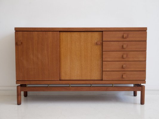 Teak & Brass Sideboard from La Permanente Mobili Cantù, 1960s-ZYF-731371