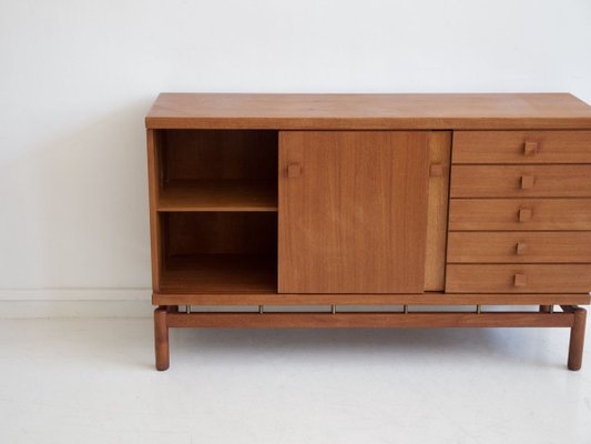 Teak & Brass Sideboard from La Permanente Mobili Cantù, 1960s-ZYF-731371