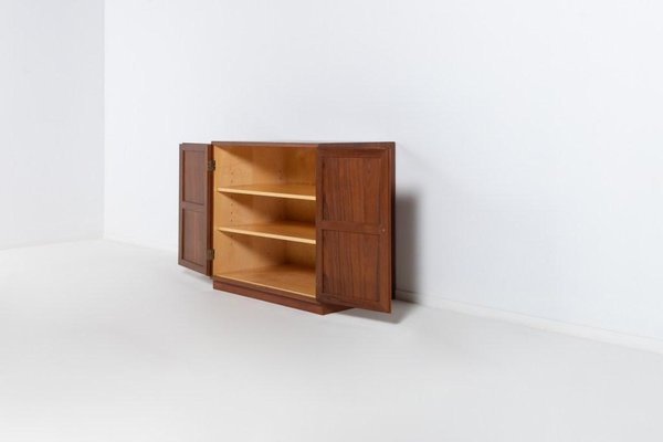 Teak Cabinets by Tove & Edvard Kindt-Larsen for Thorald Madsens, 1950s, Set of 3-KMC-1112264