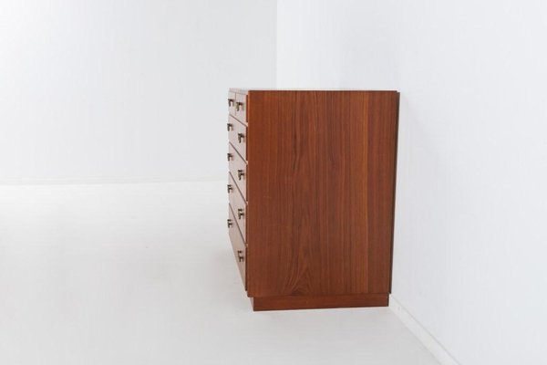 Teak Cabinets by Tove & Edvard Kindt-Larsen for Thorald Madsens, 1950s, Set of 3-KMC-1112264