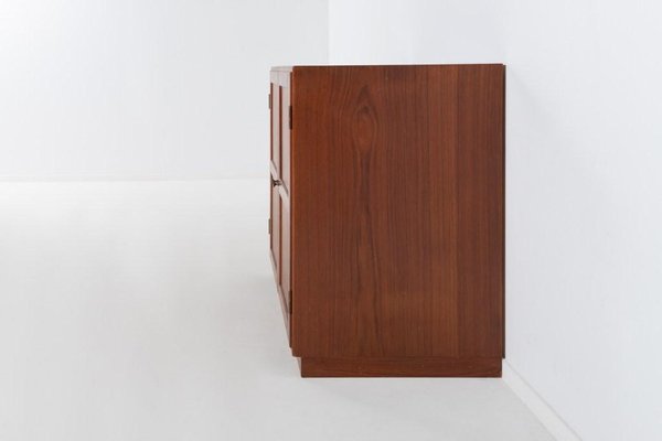 Teak Cabinets by Tove & Edvard Kindt-Larsen for Thorald Madsens, 1950s, Set of 3-KMC-1112264