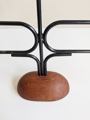 Teak Candleholder from Lüthje, Denmark, 1960s-BLG-2042194