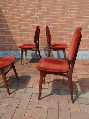 Teak Chairs, 1960s, Set of 4-JHL-989364