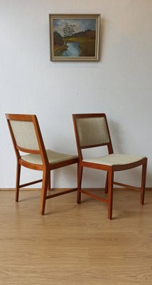 Teak Chairs by Bertile Fridhags for Bodaforrs, 1970s, Set of 2-ZEF-1735295