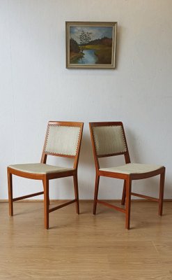 Teak Chairs by Bertile Fridhags for Bodaforrs, 1970s, Set of 2-ZEF-1735295