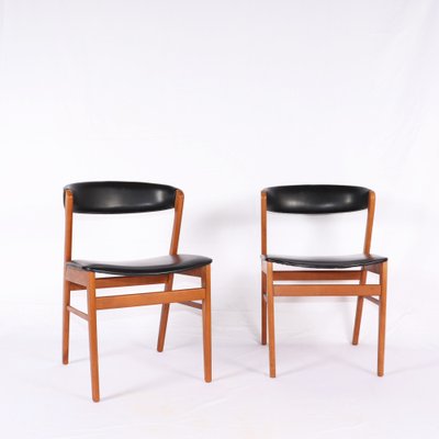 Teak Chairs, Denmark, 1960s, Set of 2-GEK-954646