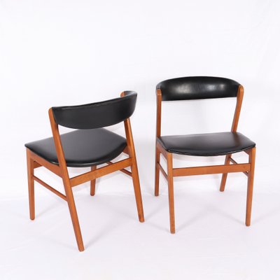 Teak Chairs, Denmark, 1960s, Set of 2-GEK-954646